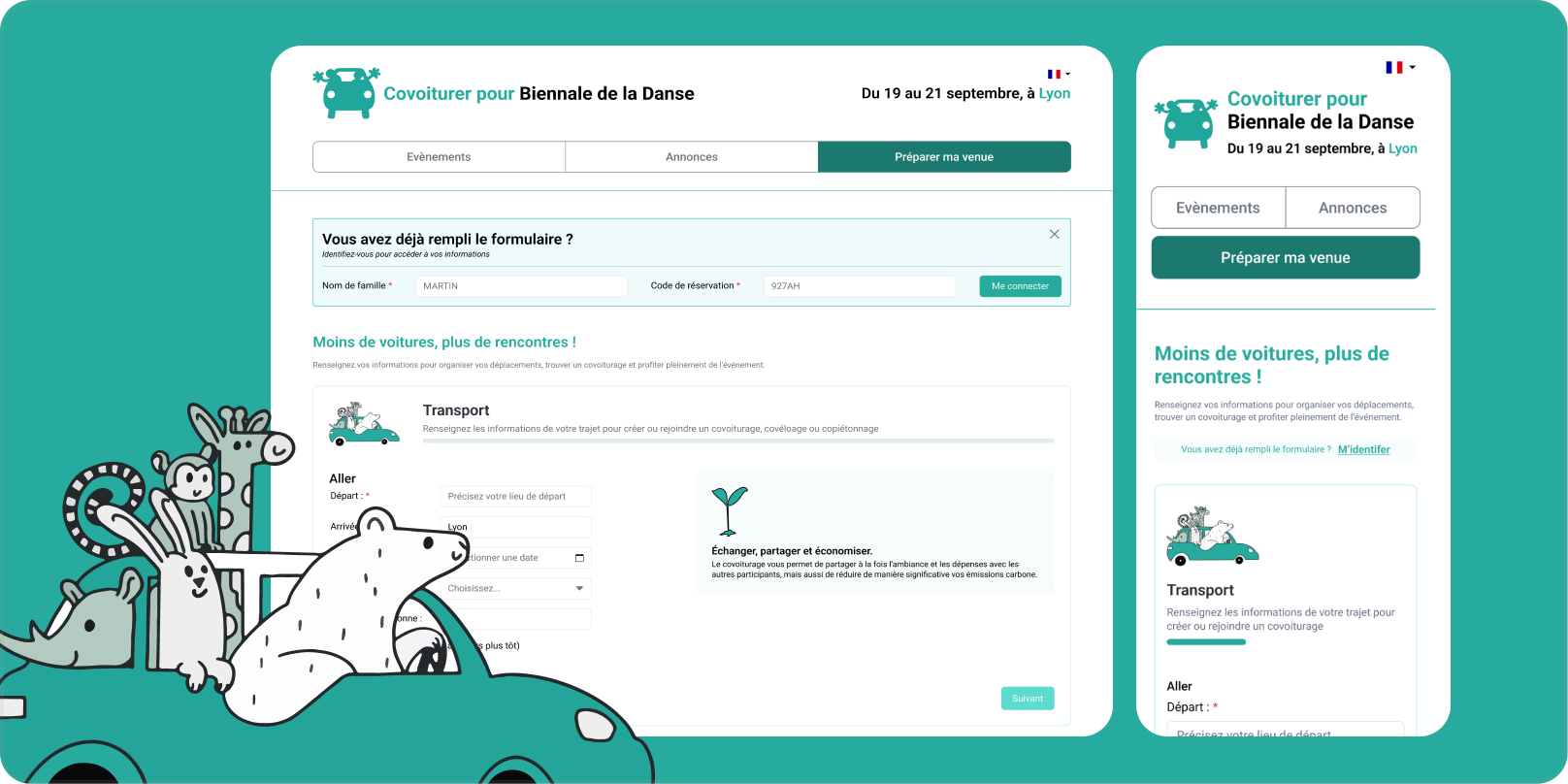 COVOITURAGE SIMPLE, repenser l'expérience du déplacement évènementiel